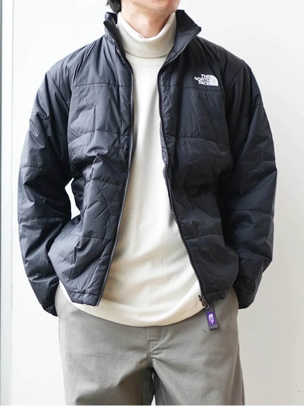 The North Face Bombay Hyvent Lightweight Puffer Jacket Black Size Men’s Large